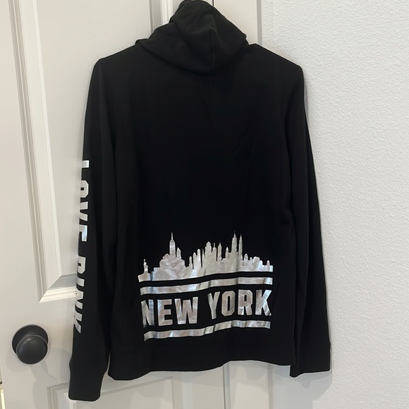 Victoria’s Secret PINK NYC Zip Up Hoodie - Picture 2 of 3